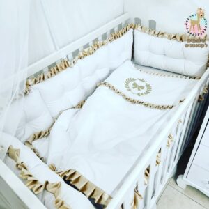 ✪ סט מצעים למיטת תינוק  ✪ גולד עדין
