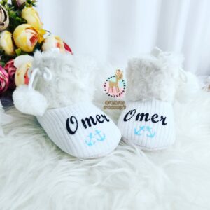 ✪ מגפיים לתינוקות – בייבי סטאר – צבע לבן